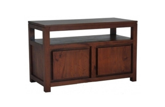 AMSTERDAM 2 DOOR TV STAND (TV 200 TA) - 600(H) x 970(W)-  MAHOGANY OR CHOCOLATE