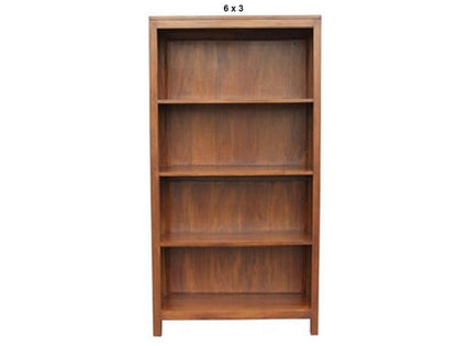 AMSTERDAM HARDWOOD BOOKCASE COLLECTION - ASSORTED STAINED COLOURS - STARTING FROM $899