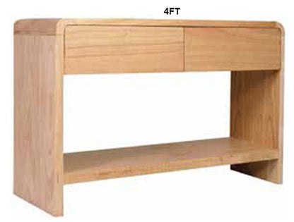ANDRE (AUSSIE MADE) HALL/CONSOLE TABLE - FULLY TASSIE OAK - ASSORTED COLOURS - STARTING FROM $1799