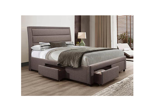 ANTHONY KING 4 PIECE (TALLBOY) BEDROOM SUITE - LIGHT GREY