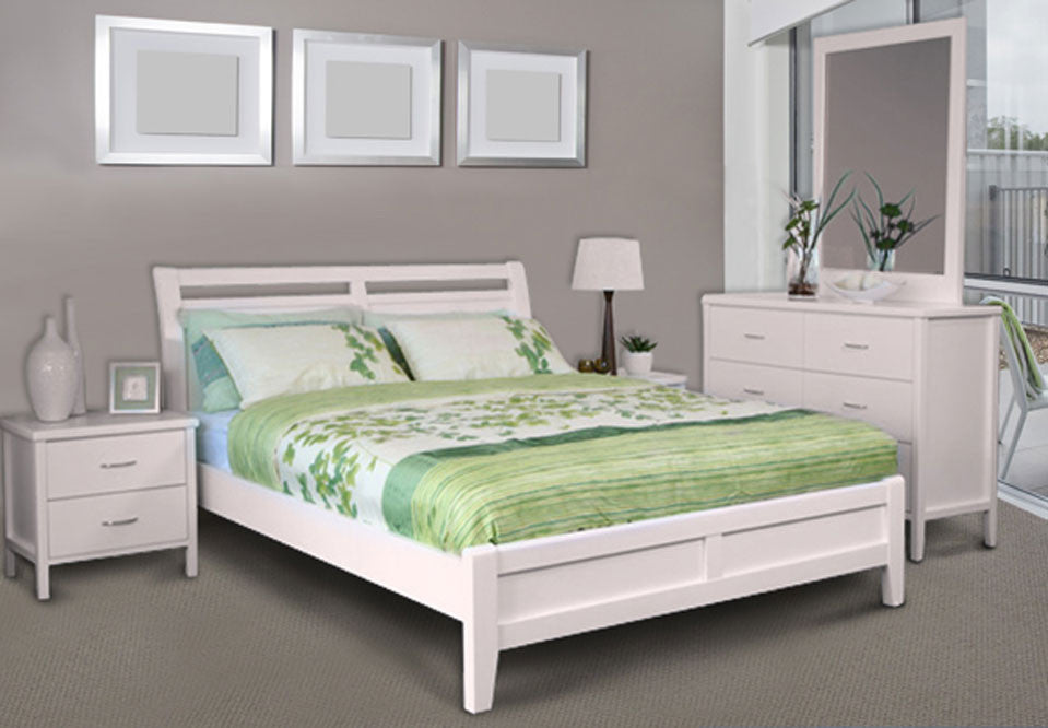 DOUBLE SAVANNAH BED - WHITE