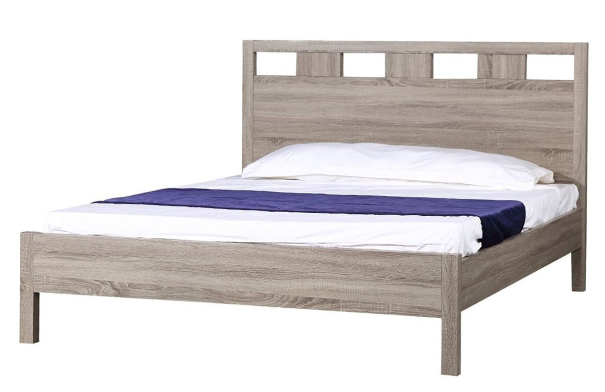 KING ARIZONA BED - TEXTURED TIMBERGRAIN