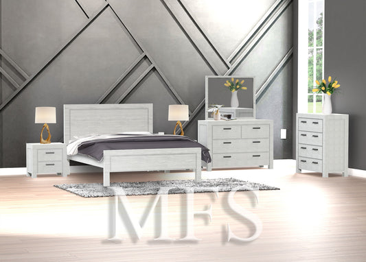 KING BROOKS (CUSTOM MADE) BED - ASSORTED COLOURS