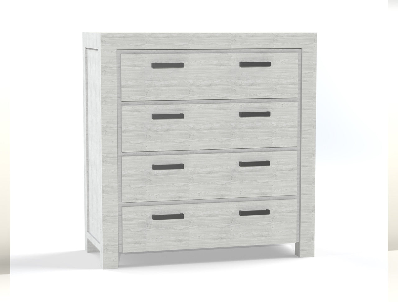 KING BROOKS (CUSTOM MADE) 4 PIECE (TALLBOY) BEDROOM SUITE - ASSORTED COLOURS