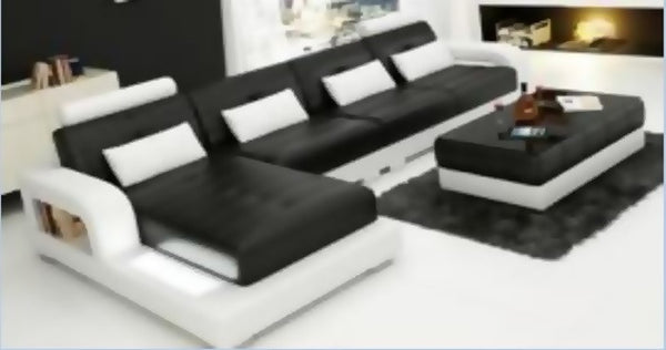 NIHAS   LEATHER  CHAISE LOUNGE (MODEL- G1080C) - CHOICE OF LEATHER AND ASSORTED COLOURS AVAILABLE