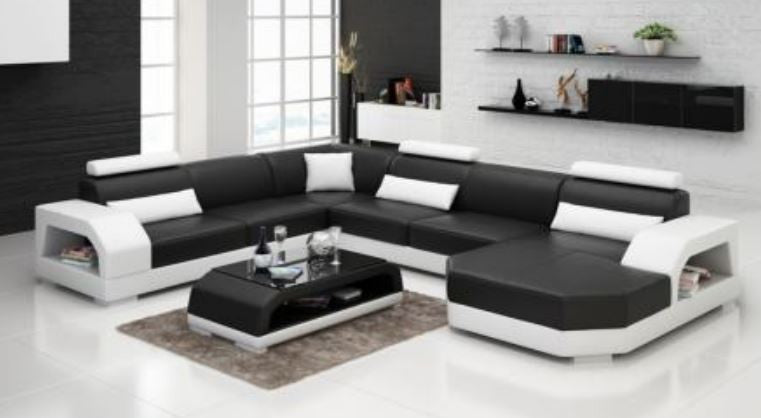 Oseta Chaise Lounge(MODEL-G1117C) In Bonded Leather + Pvc - Choice Of Leather And Assorted Colours Available