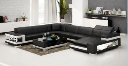 JEMBA BONDED LEATHER CHAISE LOUNGE ( MODEL-G1102) - CHOICE OF LEATHER AND ASSORTED COLOURS