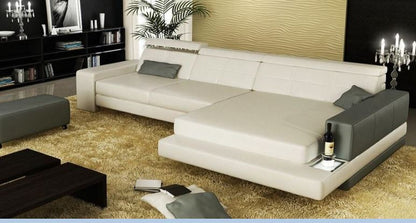 BALLE LEATHER CHAISE LOUNGE (MODEL- G1077B) - CHOICE OF LEATHER AND ASSORTED COLOURS AVAILABLE