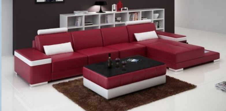 FILA  BONDED LEATHER CHAISE LOUNGE ( MODEL-G1103C) - CHOICE OF LEATHER AND ASSORTED COLOURS AVAILABLE