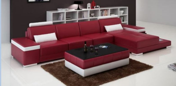 FILA  BONDED LEATHER CHAISE LOUNGE ( MODEL-G1103C) - CHOICE OF LEATHER AND ASSORTED COLOURS AVAILABLE