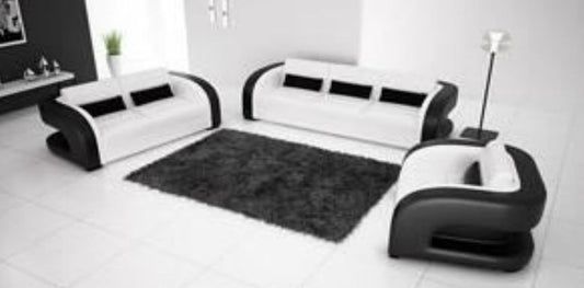 ZIPH 3S + 2S +1S   LEATHER   LOUNGE  SUITE (MODEL- G5007) - CHOICE OF LEATHER AND ASSORTED COLOURS AVAILABLE