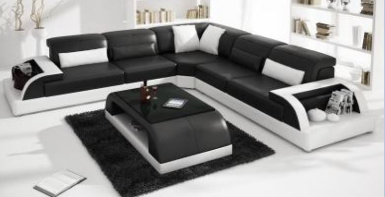 LANGO  BONDED LEATHER  CORNER LOUNGE SUITE( MODEL- G1093B) - CHOICE OF LEATHER AND ASSORTED COLOURS AVAILABLE