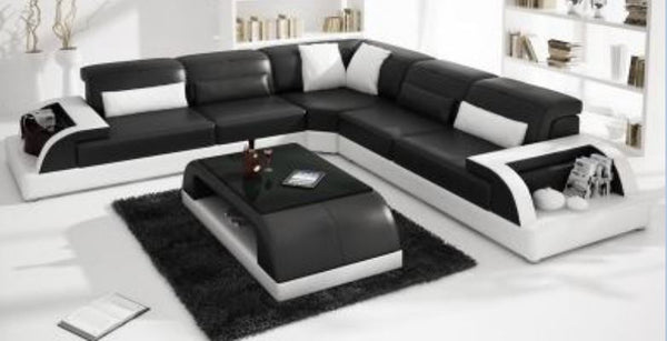 LANGO  BONDED LEATHER  CORNER LOUNGE SUITE( MODEL- G1093B) - CHOICE OF LEATHER AND ASSORTED COLOURS AVAILABLE