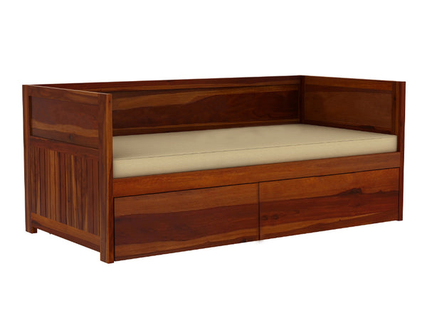 SINGLE OR KING SINGLE ACADEMY (AUSSIE MADE) DAYBED WITH 2 X UNDERBED STORAGE DRAWERS - ASSORTED STAINED COLOURS - STARTING FROM $1999