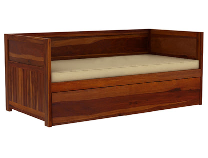 SINGLE OR KING SINGLE ACADEMY (AUSSIE MADE) DAYBED WITH TRUNDLE BED - ASSORTED STAINED COLOURS - STARTING FROM $1999
