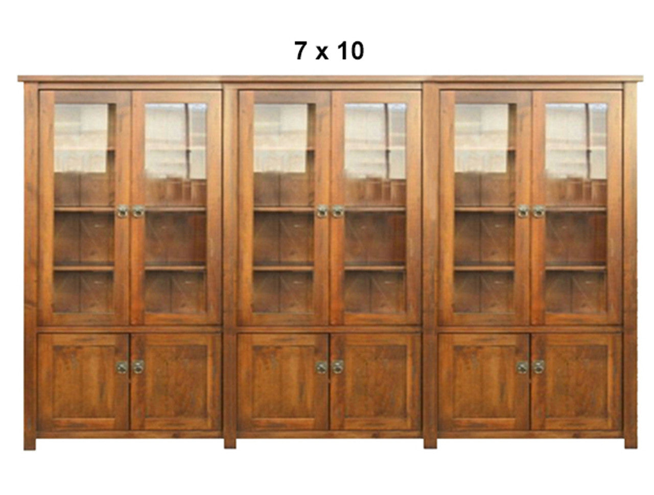 ALANZO (AUSSIE MADE) LIBRARY UNIT COLLECTION - ASSORTED STAINED COLOURS - STARTING FROM $2999