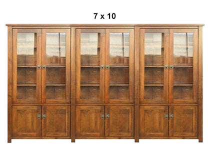 ALANZO (AUSSIE MADE) LIBRARY UNIT COLLECTION - ASSORTED STAINED COLOURS - STARTING FROM $2999