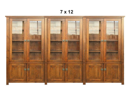 ALANZO (AUSSIE MADE) LIBRARY UNIT COLLECTION - ASSORTED STAINED COLOURS - STARTING FROM $2999