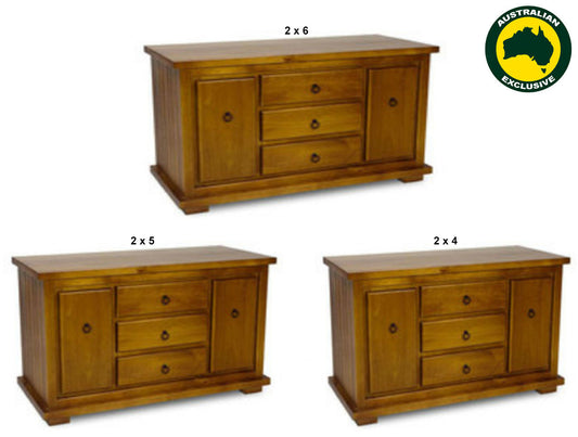Albeta (AUSSIE MADE) Lowline TV Unit Collection - Assorted Stained Colours