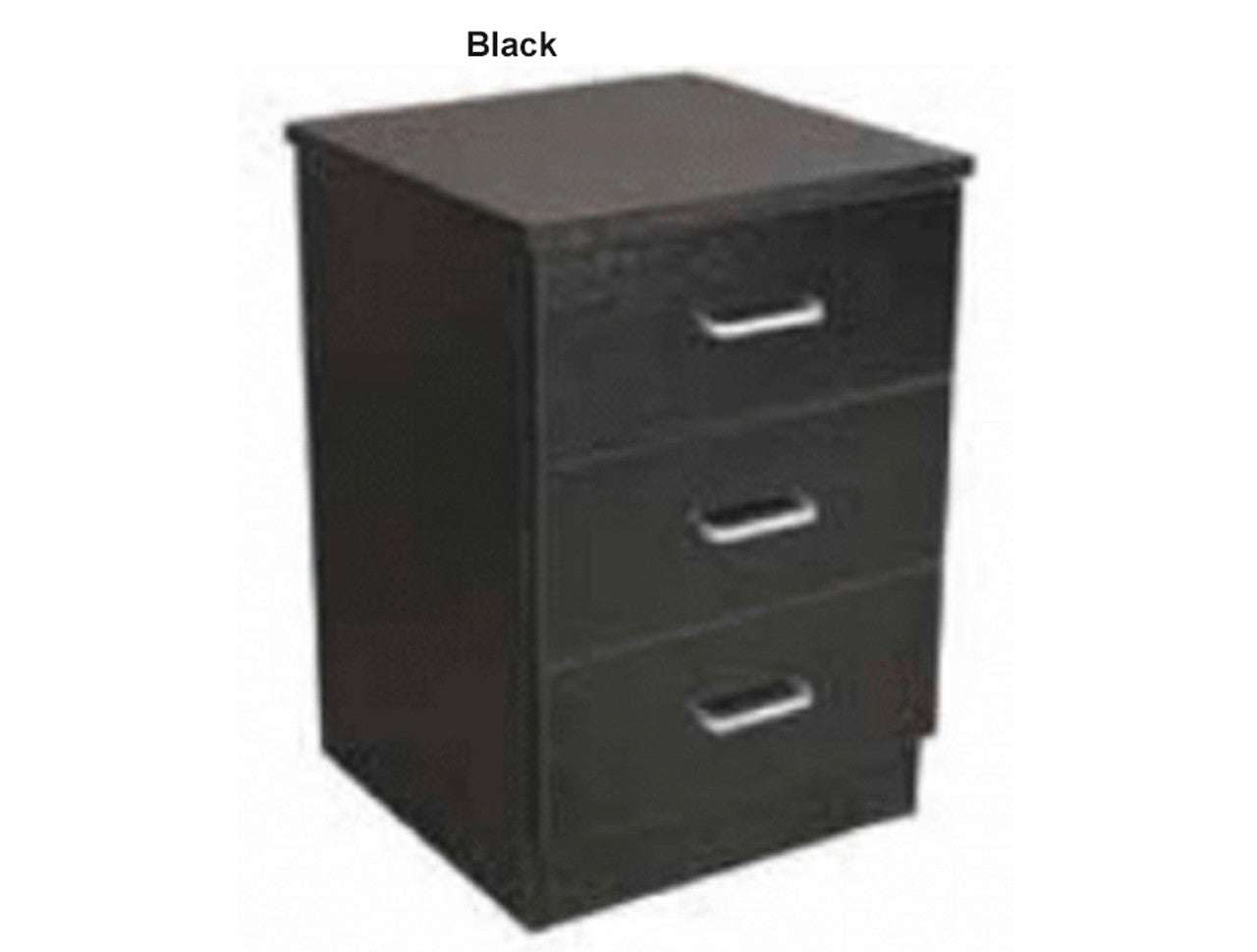 ALLEAH 3 DRAWER BEDSIDE TABLE COLLECTION - BLACK OR WHITE