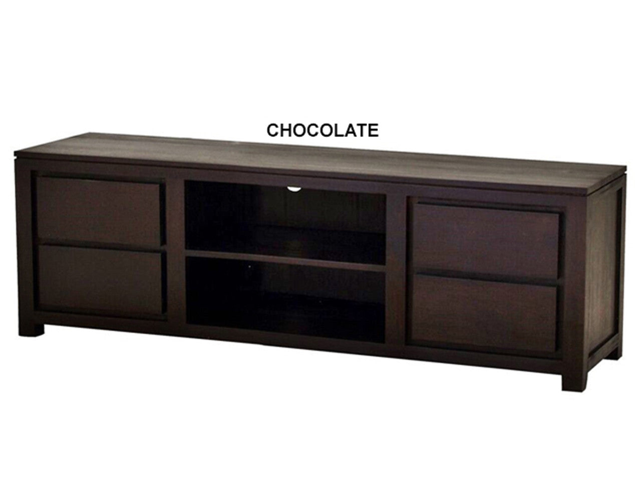 AMSTERDAM  4 DRAWER ENTERTAINMENT UNIT (SB 004 TA) -560(H) x 1700(W) - ASSORTED COLOURS