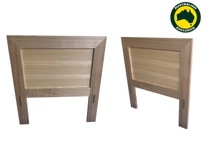 ANGLESEA (AUSSIE MADE) BEDHEAD COLLECTION - TASSIE OAK COMBINATION - ASSORTED STAINED COLOURS - STARTING FROM $649