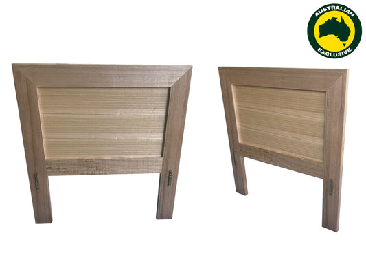 Anglesea (AUSSIE MADE) Bedhead Collection - Tassie Oak Combination - Assorted Stained Colours