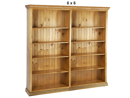 ANTALYA COLONIAL (AUSSIE MADE) BOOKCASE - (3 SECTIONS) PIGEON PAIRED COLLECTION - ASSORTED STAINED COLOURS - STARTING FROM $1199
