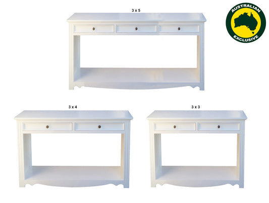 Harbour / Mosman (AUSSIE MADE) Hall Table Collection - Assorted Painted Colours