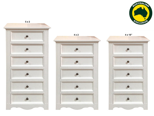 Harbour (AUSSIE MADE) Narrowboy / Lingerie Collection - Assorted Painted Colours