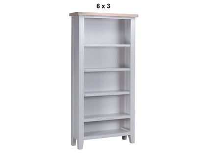 ARBETTA (AUSSIE MADE) HIGHLINE BOOKCASE COLLECTION - 2 TONE - (TASSIE OAK COMBINATION TOP / ASSORTED PAINTED COLOURS CARCASS) - STARTING FROM $949