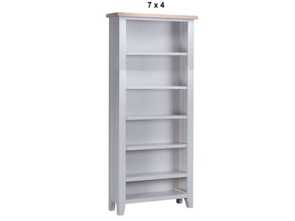 ARBETTA (AUSSIE MADE) HIGHLINE BOOKCASE COLLECTION - 2 TONE - (TASSIE OAK COMBINATION TOP / ASSORTED PAINTED COLOURS CARCASS) - STARTING FROM $949