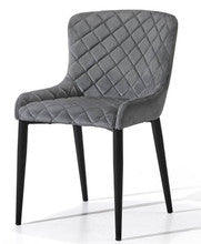 ARIA DINING CHAIR - VELVET GREY