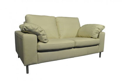 ASHLEY 2 SEATER SOFA - CREAM, CHOCOLATE OR BLACK