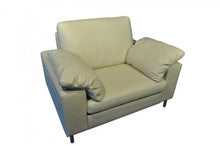 ASHLEY SINGLE SEATER ARMCHAIR - CREAM, CHOCOLATE OR BLACK