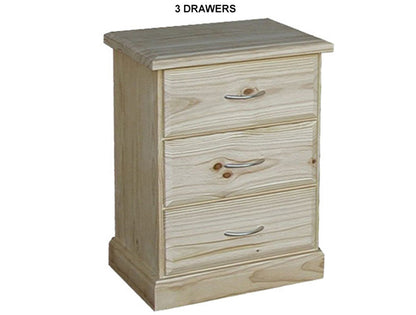 AVOCA (AUSSIE MADE) BEDSIDE TABLE COLLECTION - RAW - STARTING FROM $299
