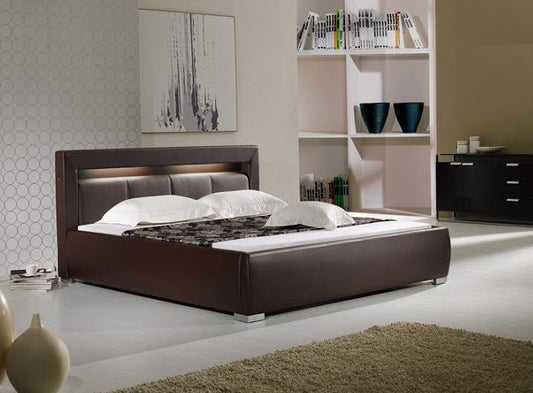 QUEEN MORRISON LEATHERETTE BED (B003) - ASSORTED COLORS