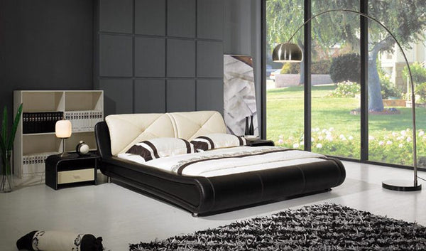 QUEEN  FERGUSON  LEATHERETTE  BED (B007) - ASSORTED COLORS AVAILABLE