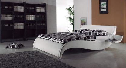 KING JEROME  LEATHERETTE  BED (B014) - ASSORTED COLORS AVAILABLE
