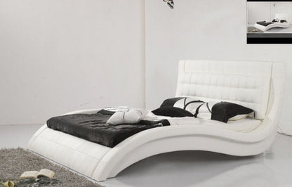 KING  OMAR LEATHERETTE  BED (B015) - ASSORTED COLORS AVAILABLE