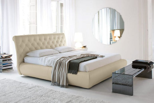 QUEEN  KERINTO  LEATHERETTE  BED (B023) - ASSORTED COLORS AVAILABLE