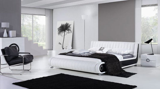 QUEEN KOBEN  LEATHERETTE  BED (B025) - ASSORTED COLORS AVAILABLE