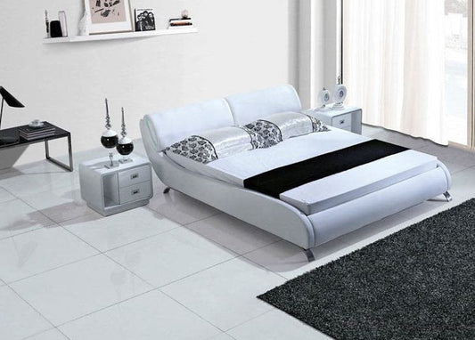 QUEEN  KADE  LEATHERETTE  BED (B087) - ASSORTED COLORS AVAILABLE (SEE COLOR BOARD)