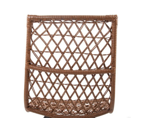 DERILY SET OF 4 RATTAN DINING CHAIRS - NATURAL