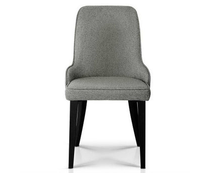ANDREA (SET OF 2) FABRIC DINING CHAIRS - GREY