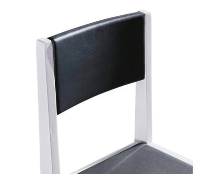 KELBY (SET OF 2) LEATHERETTE DINING CHAIR - BLACK & WHITE
