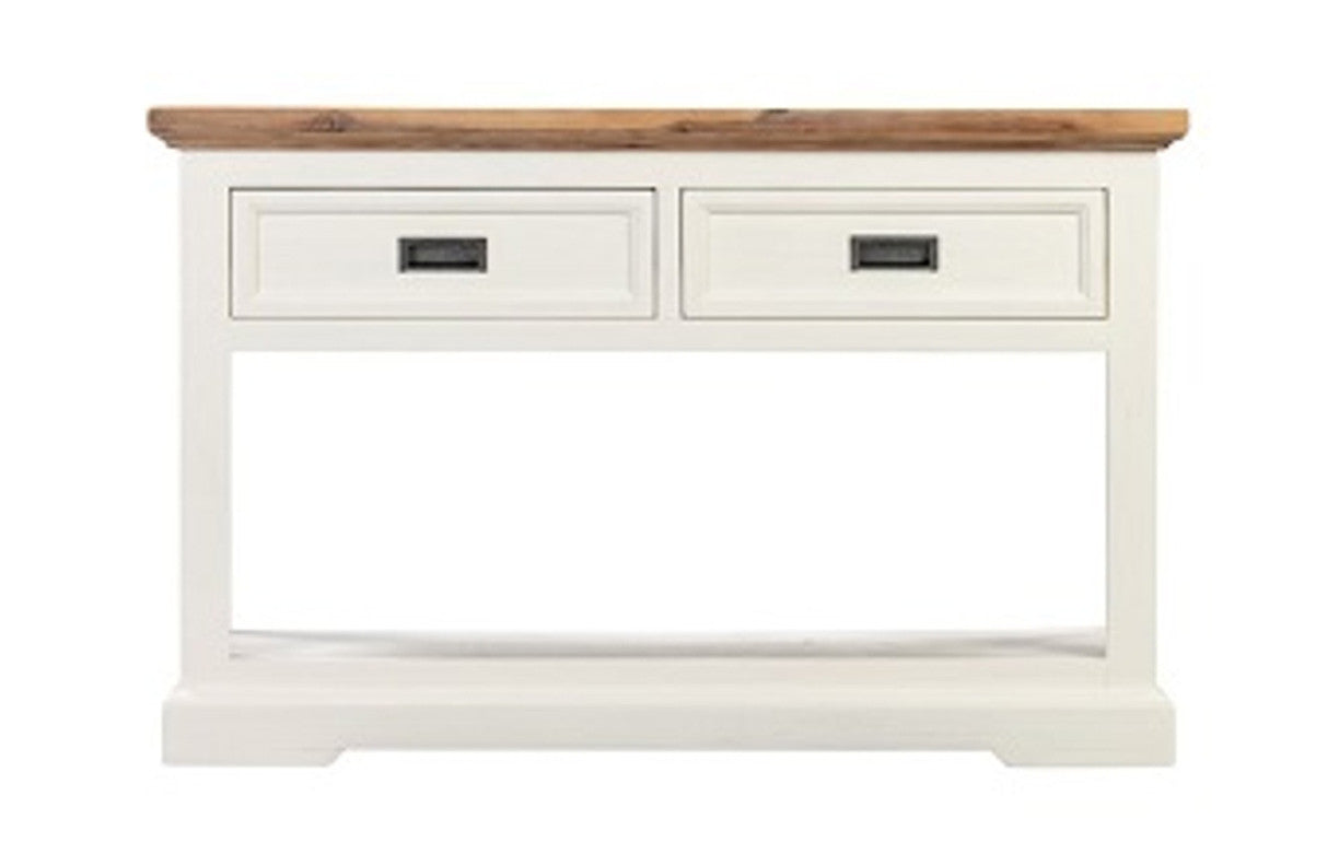 BALMAIN (AUSSIE MADE) CONSOLE TABLE WITH 2 DRAWERS - ASSORTED PAINTED COLOURS OR TWO TONE