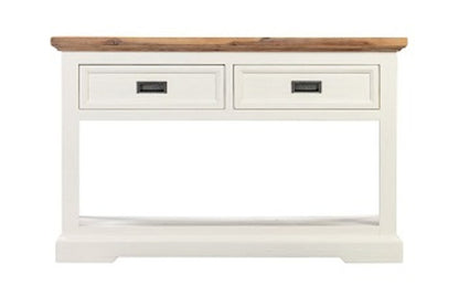 BALMAIN (AUSSIE MADE) CONSOLE TABLE WITH 2 DRAWERS - ASSORTED PAINTED COLOURS OR TWO TONE