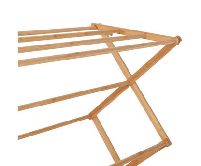HARRIS BAMBOO CLOTHES DRYING RACK - NATURAL