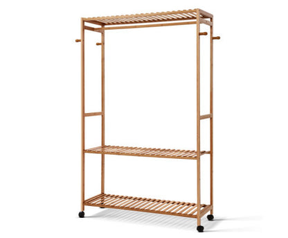 HARRIS BAMBOO CLOTHES RACK - NATURAL